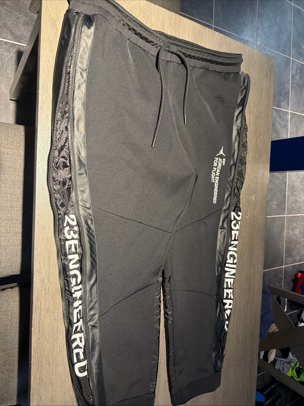 Jordan Black '23 Engineered' Side-Panel Joggers